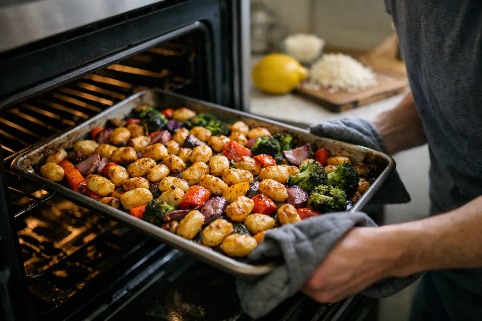 How to Make Ultra-Crispy Sheet-Pan Gnocchi with Veggies (25 Min)