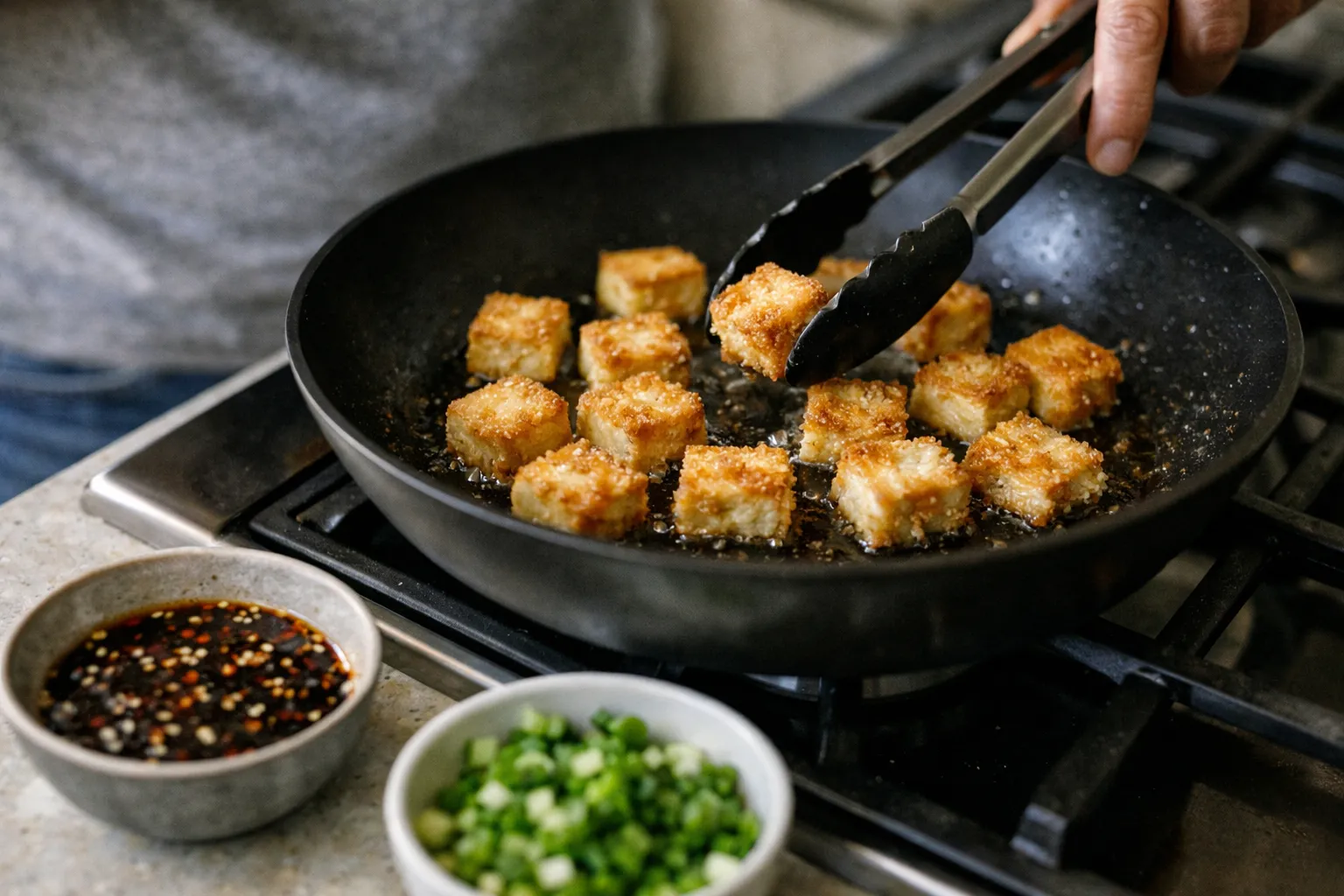 How to Make Restaurant-Quality Crispy Tofu Without Deep-Frying