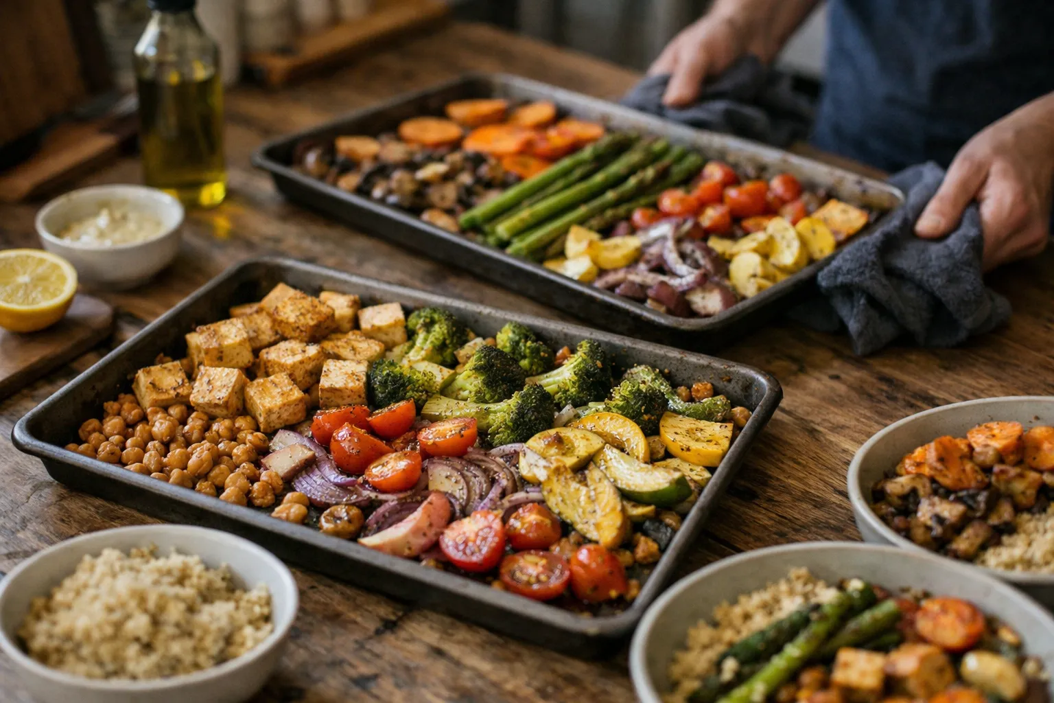 10 Sheet-Pan Dinners for Two — 20–40 Min, Gluten-Free & Vegan