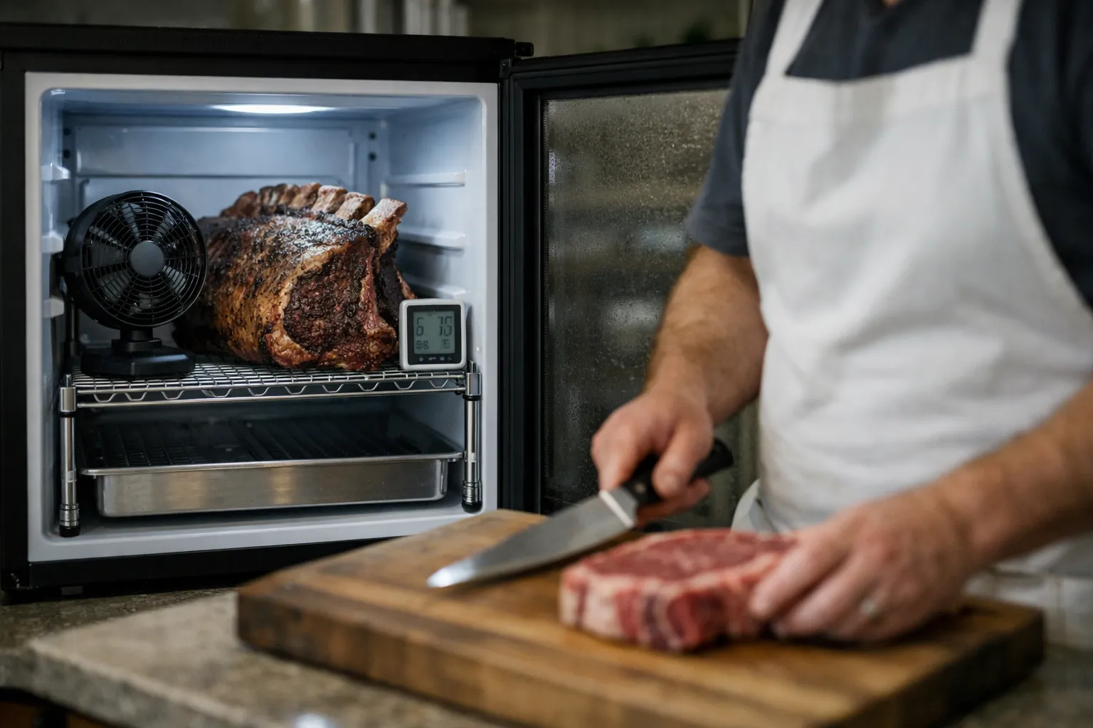 How to Dry‑Age Beef at Home Safely: Setup, Timing, and Recipes