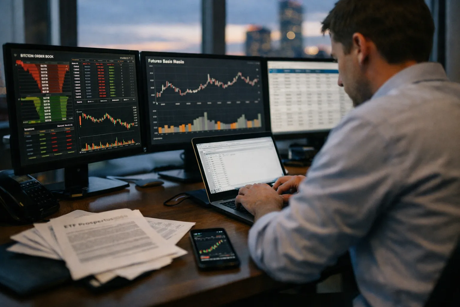 Why BTC Liquidity Thinned in 2025–26: ETF Arbitrage, Miner Flows