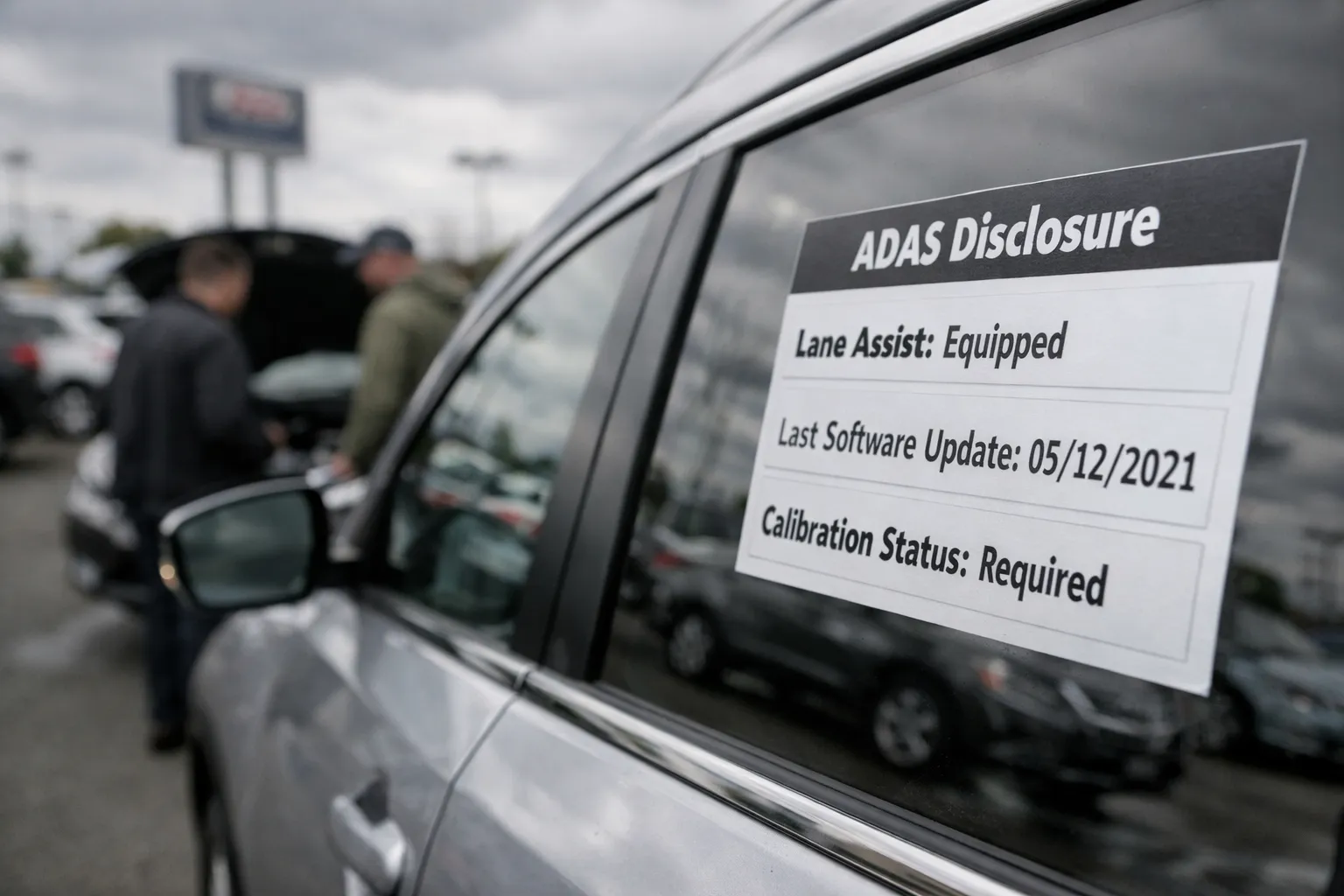NHTSA Finalizes Rule Requiring Dealers to Disclose ADAS Status on Used Cars