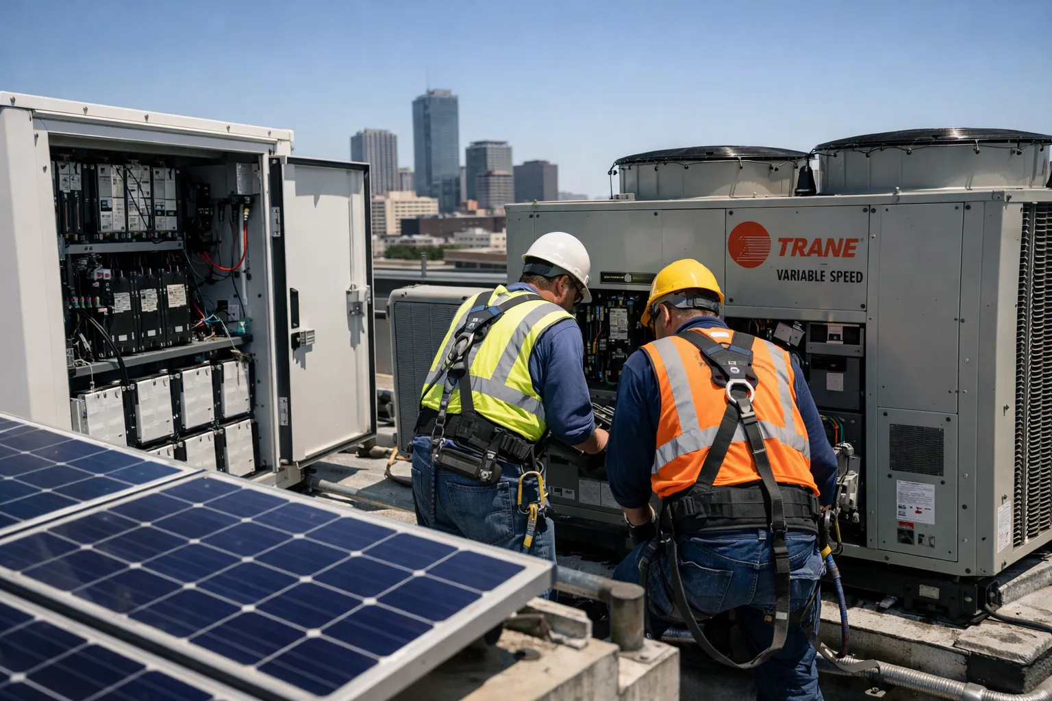 Microgrid-Ready HVAC: Solar, Batteries & Heat Pumps for Resilience