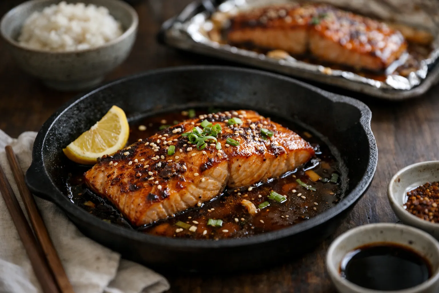 15-Minute Miso-Butter Salmon: Pan or Broil, Gluten-Free Swaps