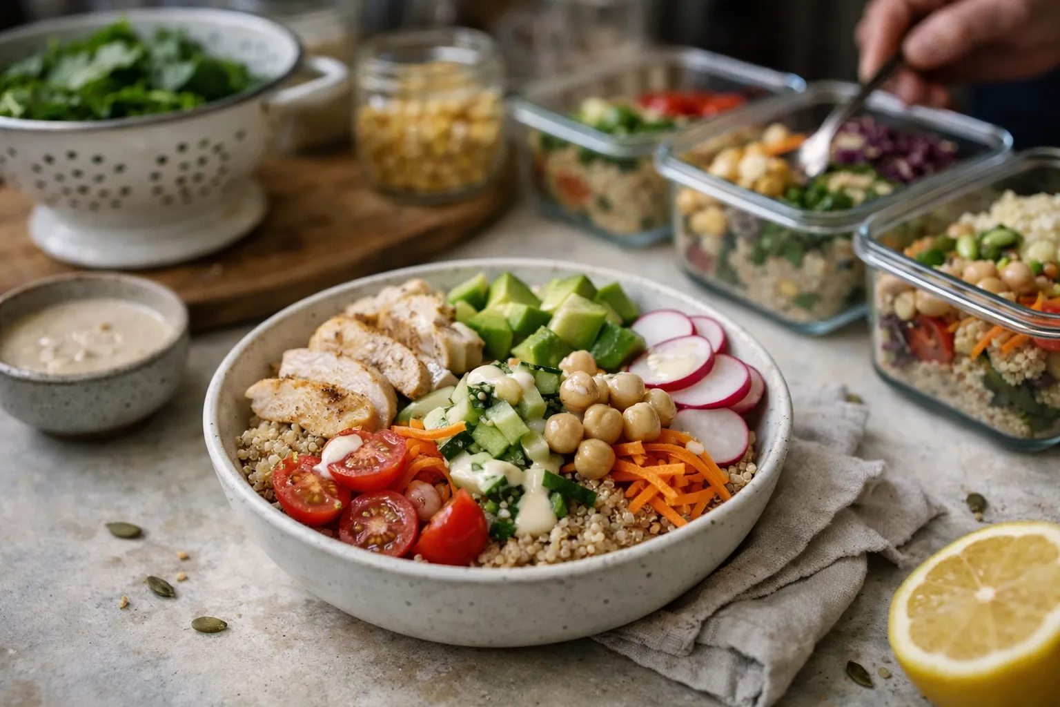 12 No‑Oven Spring Grain Bowls for 20‑Minute Meal Prep