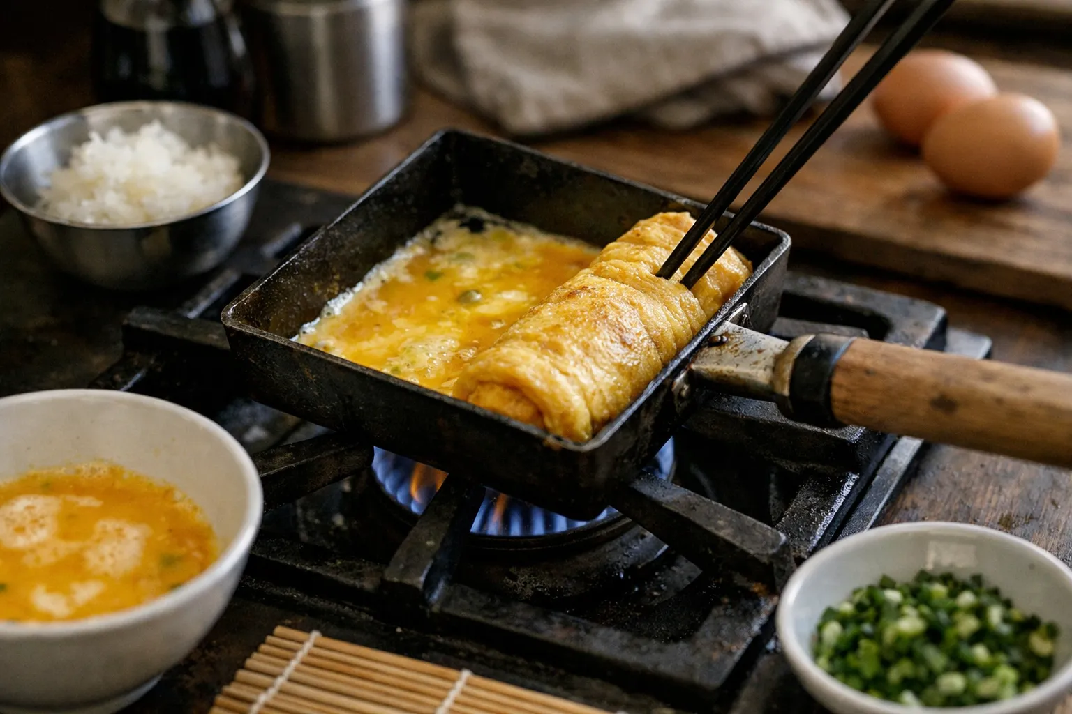 Tamagoyaki Mastery: 15-Min Stovetop Rolled Omelet, Tips & Swaps