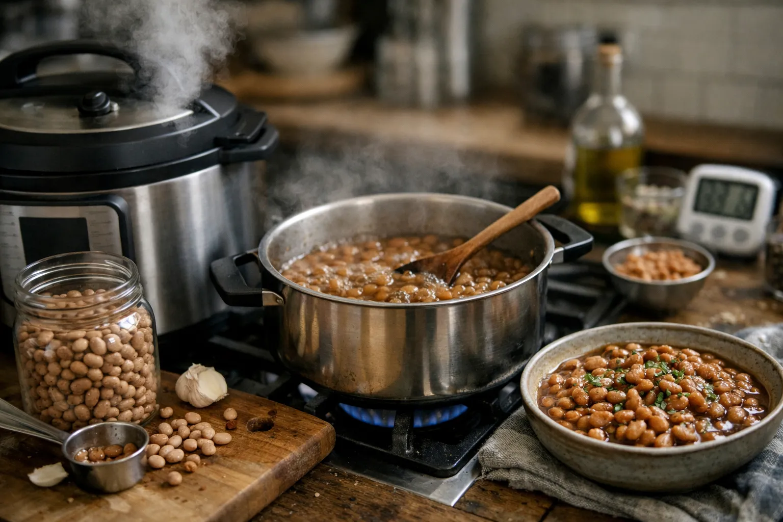 Fast, Foolproof Dried Beans: Pressure‑Cook, Stovetop & Smart Tips