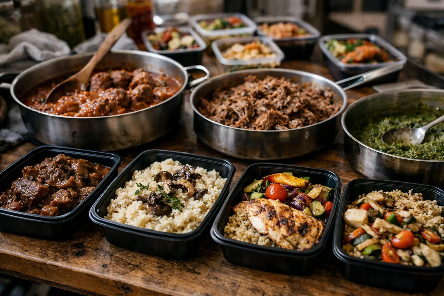 Gourmet Batch Cooking: 6 Restaurant‑Quality Bases for 18 Meals
