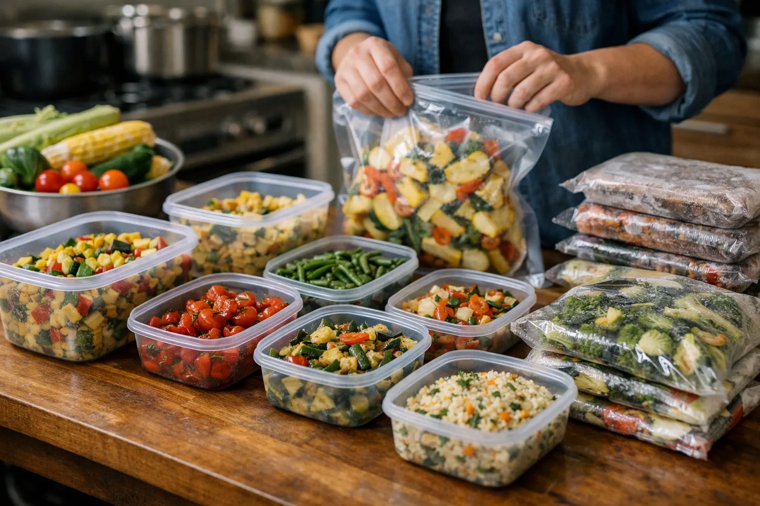 Two‑Week Freezer‑First Meal Plan for Summer Seasonal Vegetables