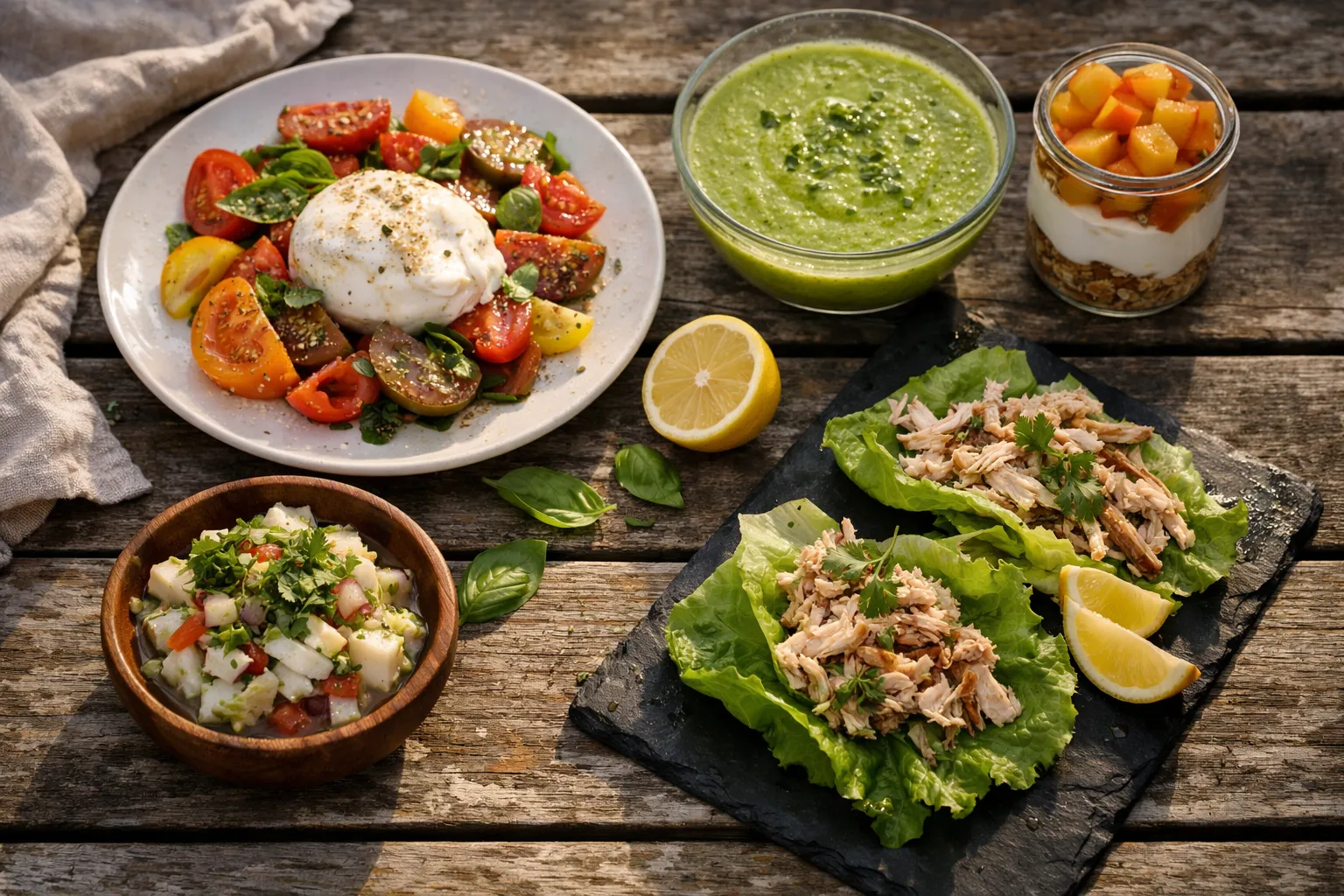 10 No‑Cook Summer Dinners: 15‑Minute Recipes, Swaps & Servings