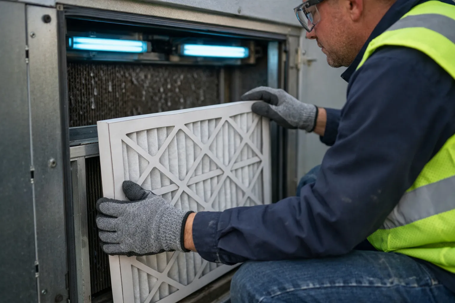 MERV13 + UV‑C: Energy and IAQ Tradeoffs in Office HVAC Systems