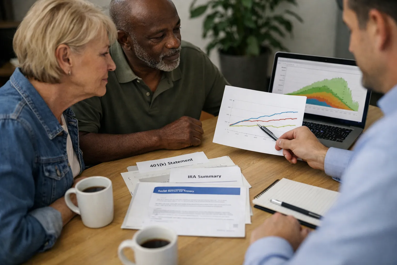 Decumulation Stress Test: 401(k), Pension & Social Security Mix