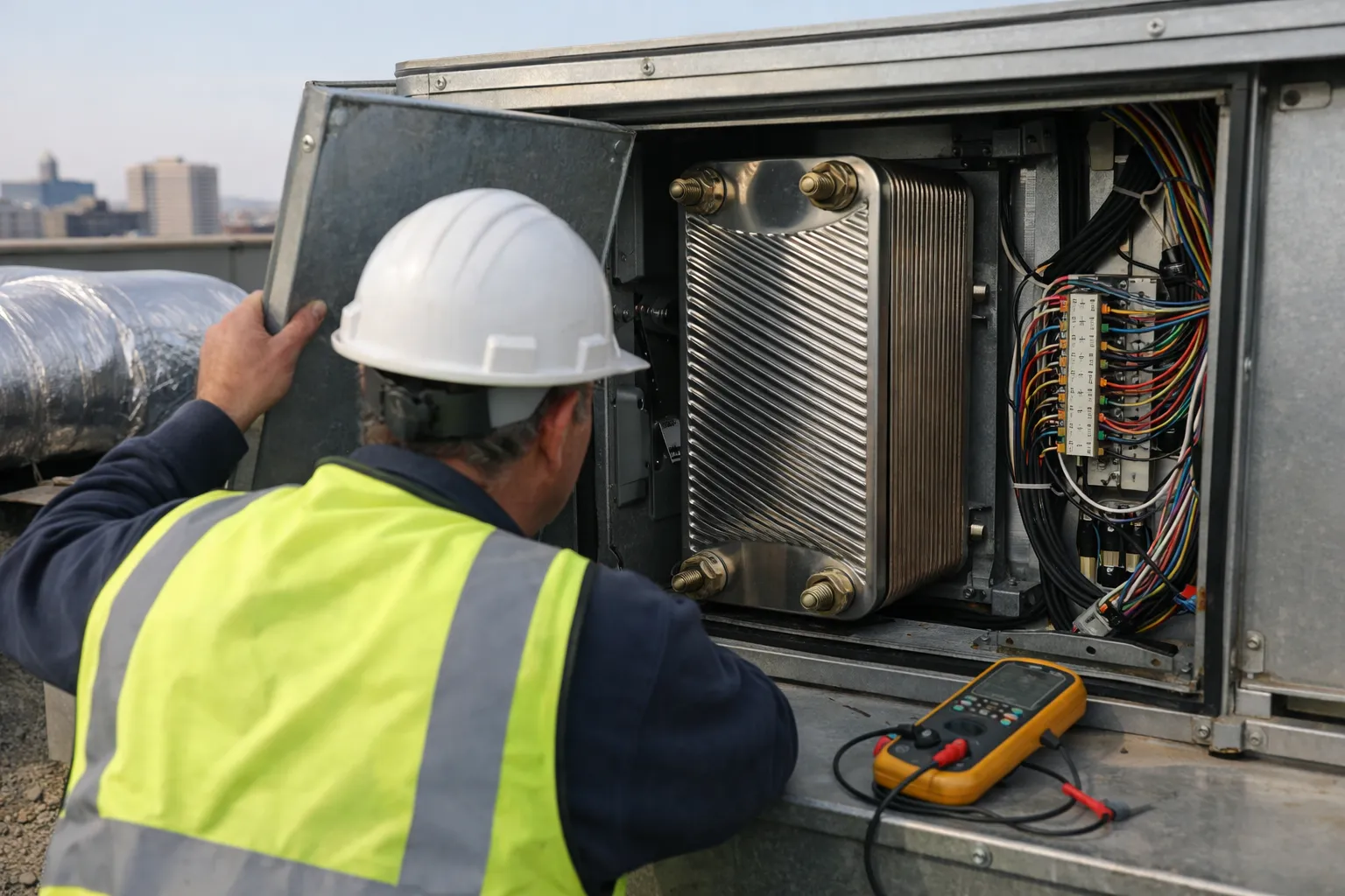 AHU Plate Heat Recovery Retrofit: Design, Controls & Commissioning