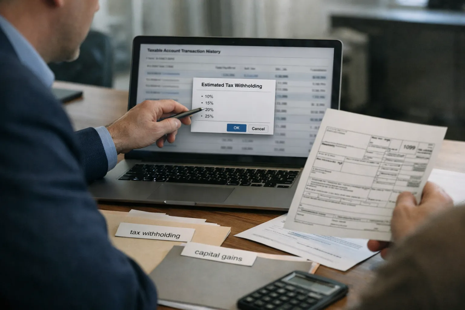 Brokerages Offer Direct Estimated‑Tax Withholding on Taxable Accounts