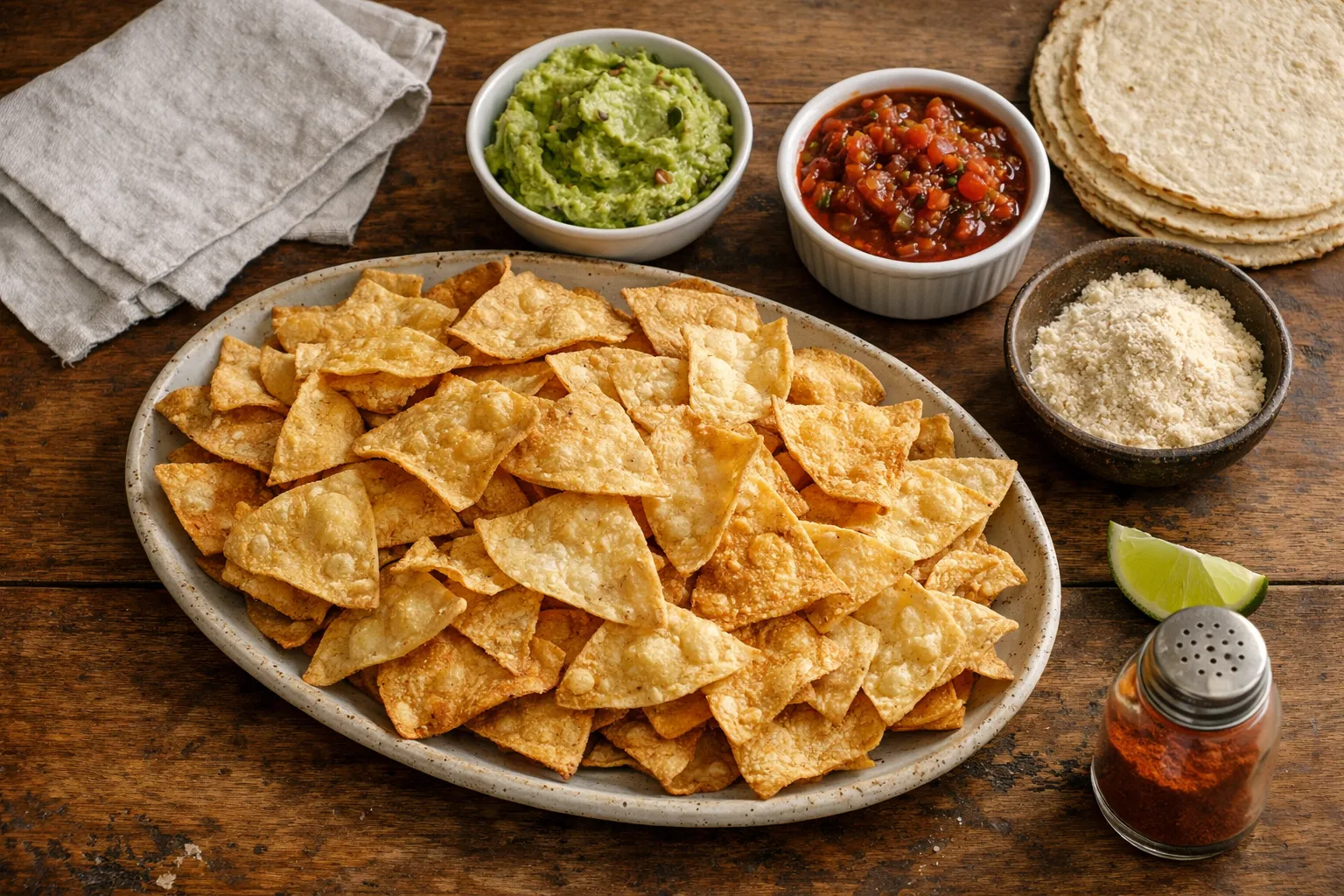Homemade Tortilla Chips: Masa, Fry, Oven & Air‑Fryer Guide