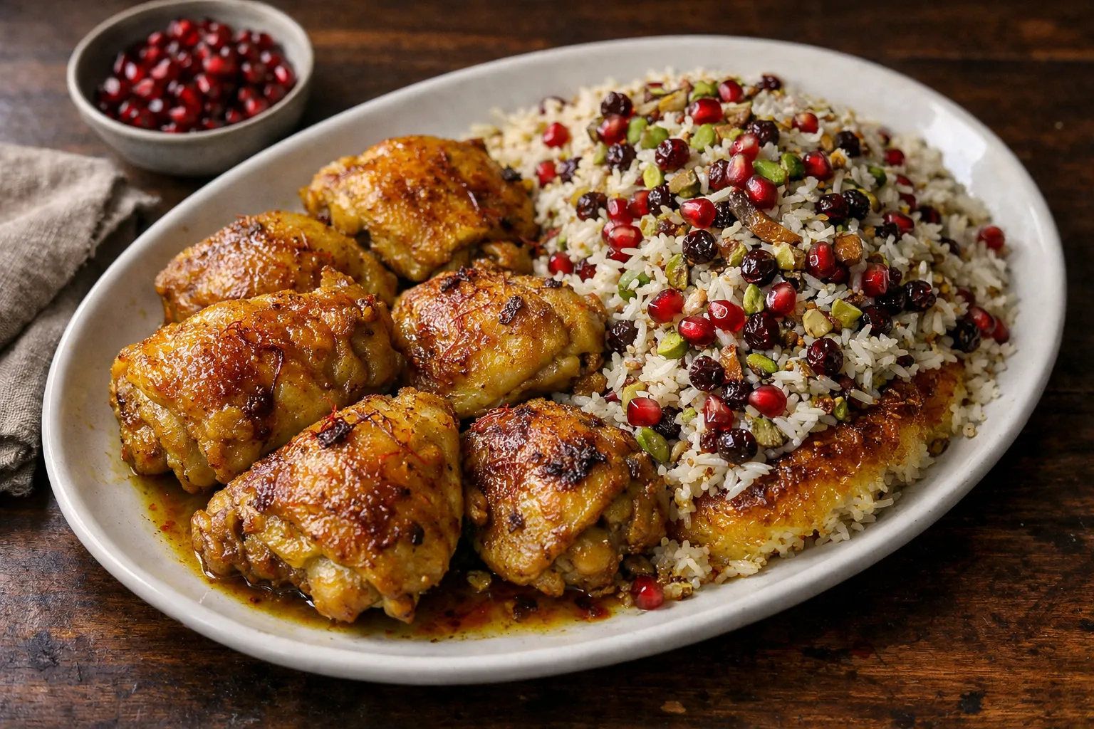 Persian Jeweled Rice with Saffron Chicken: 60‑Minute Tutorial