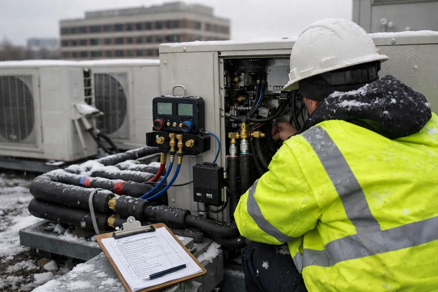 Designing & Commissioning Hybrid VRF + Low‑Temp Heat Pump Retrofits